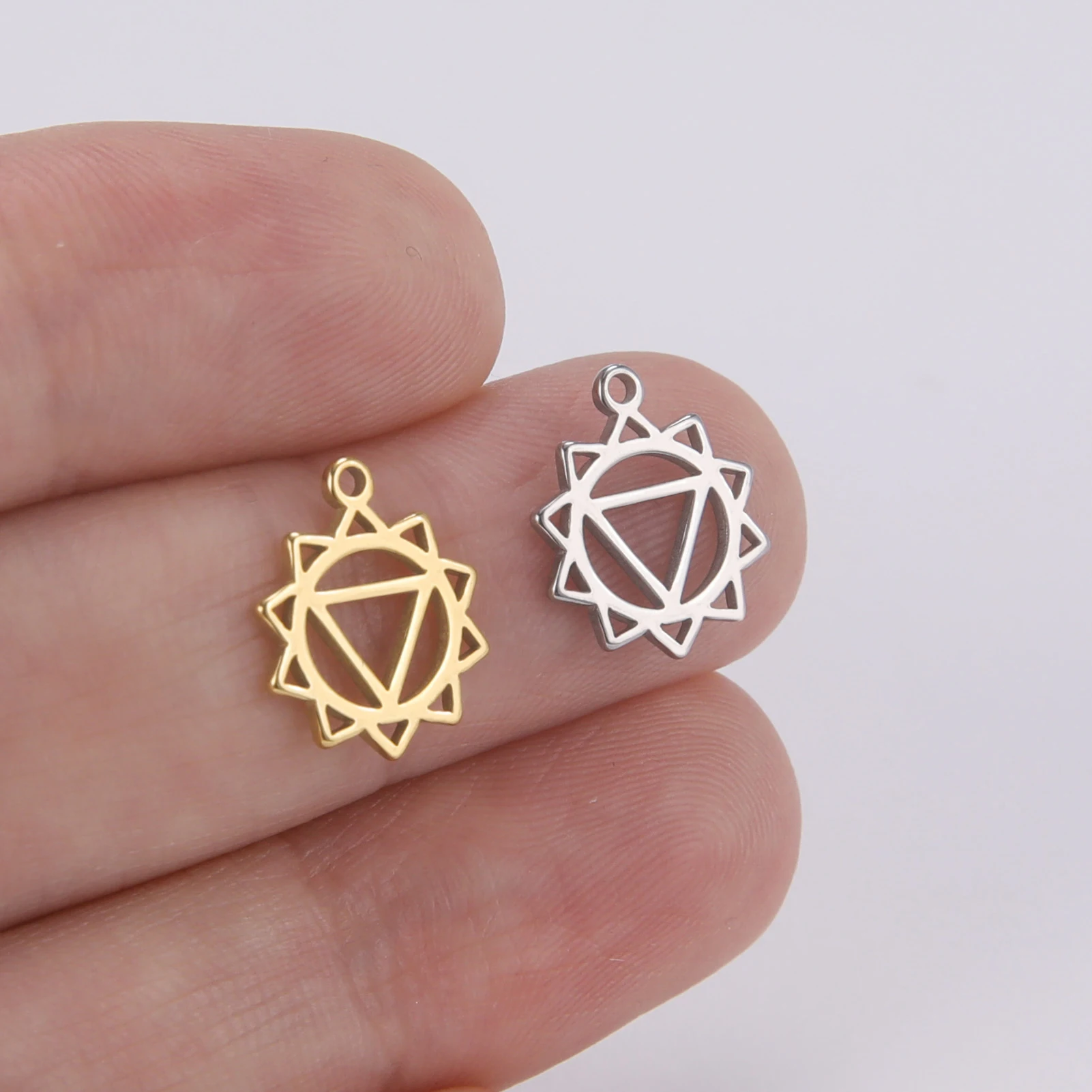 5pcs Stainless Steel Charms for DIY Jewelry Making