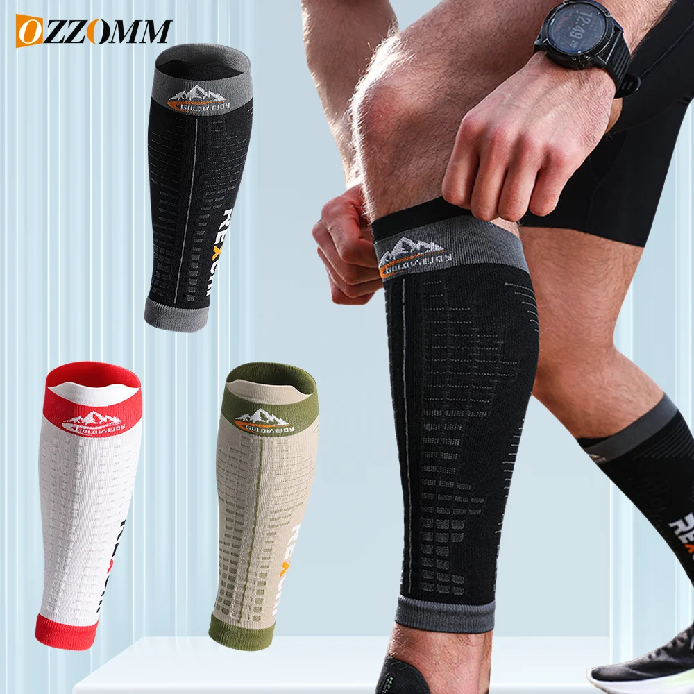 

1Pair Running Leg Compression Sleeves – Shin Splint, Calf Compression Sleeve for Sports, Travel, Men and Women