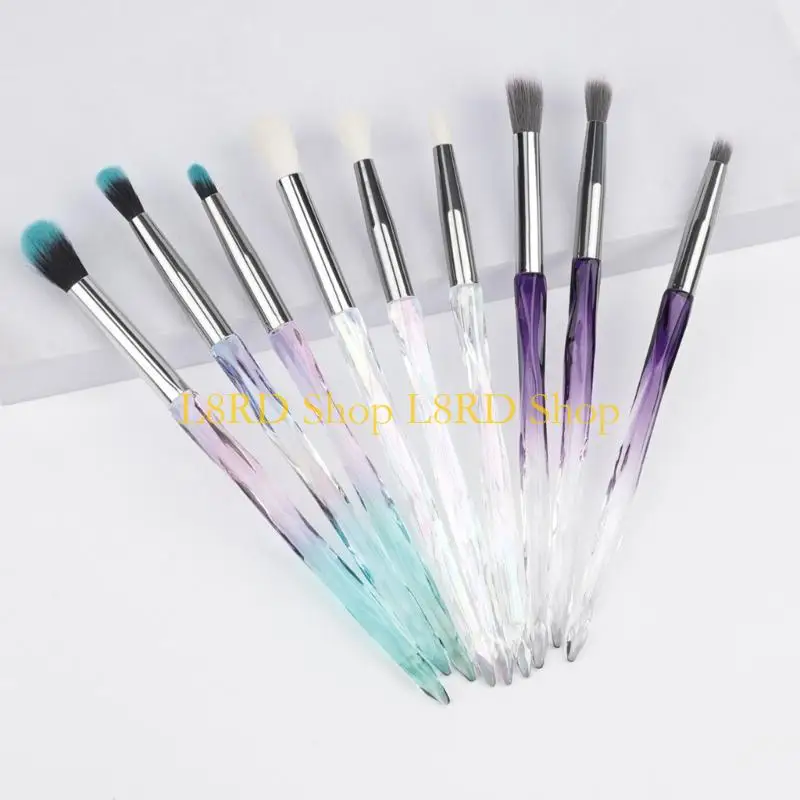L8RD Eye Makeup Brush Set Eyeshadow Brush Set,Portable Eye Brushes for Travel Home