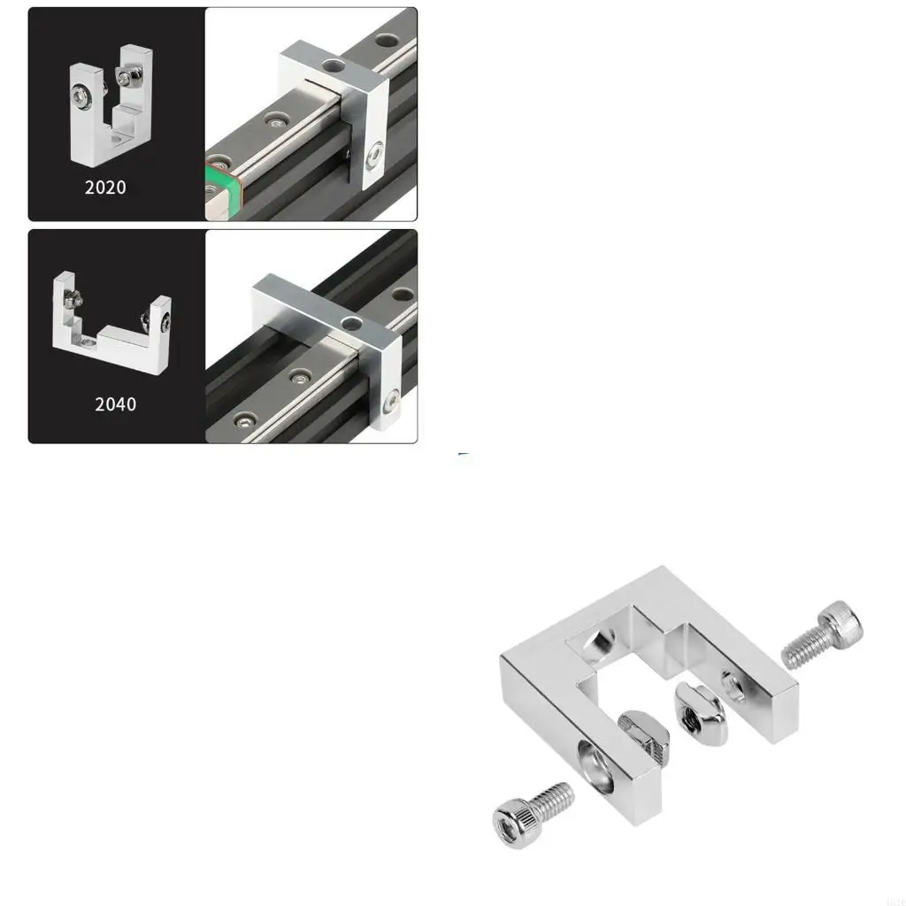 462E 3D Printer Accessories for Voron 2020 2040 Aluminum Profile Holder Fixed Block