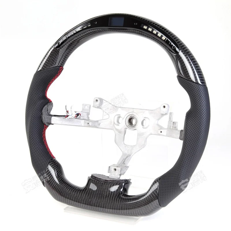 Suitable for Chevrolet Corvette 07-13  steering wheel modification and upgrade to LED carbon fiber sports car steering wheel