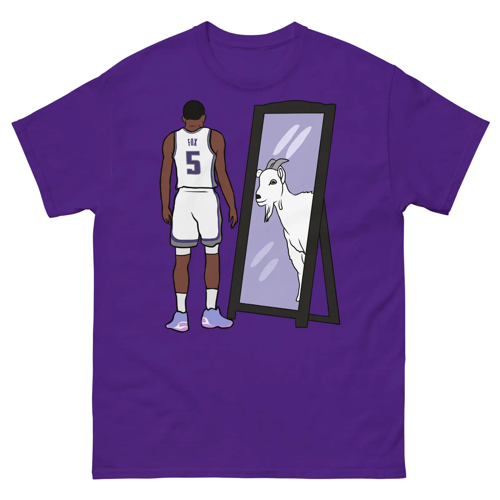 De’Aaron Fox Mirror GOAT T-Shirt