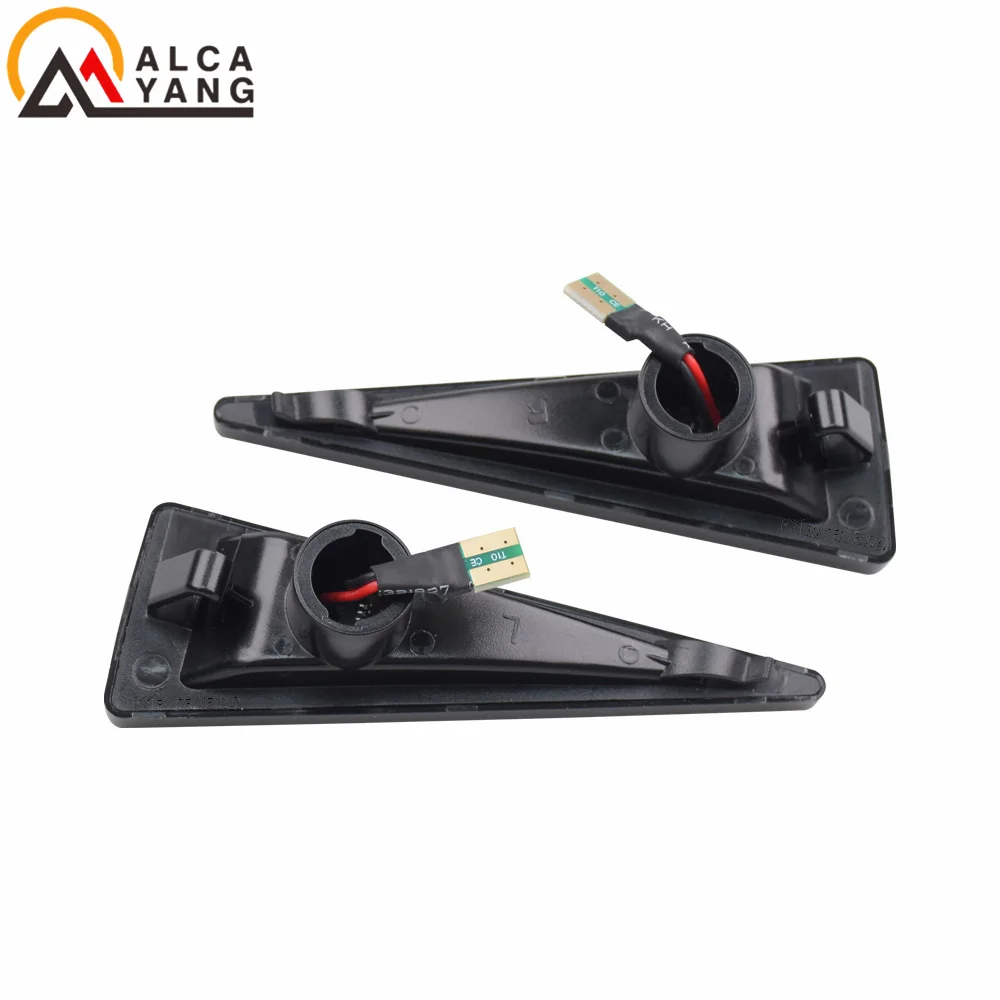 2Pcs Car Dynamic LED Side Marker Turn Signal Light For Renault Espace MK4 Vel Satis Wind Avantime Megane 2 Scenic 2 Espace 4