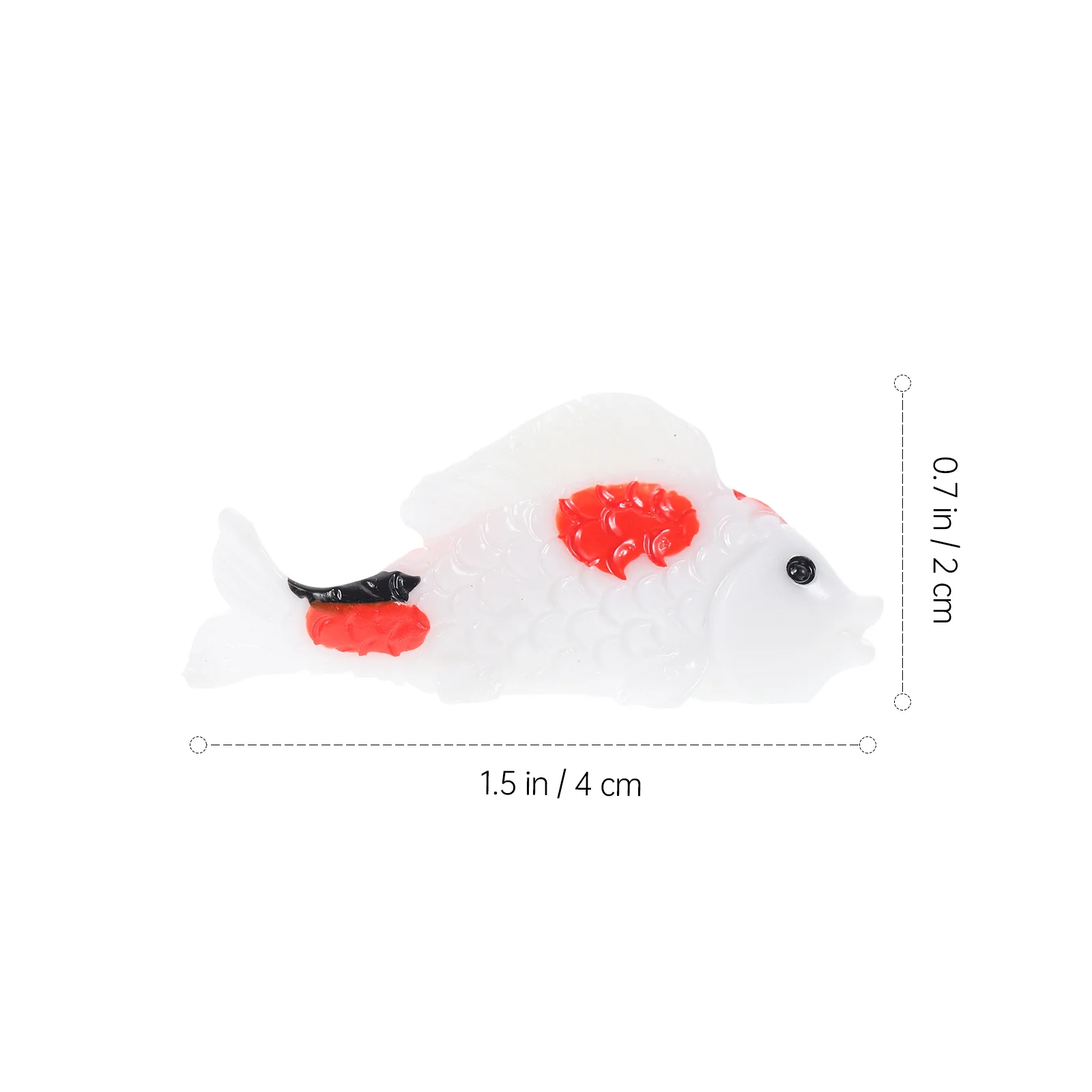 

15Pcs Resin Goldfish Figurines Mediterranean Style Landscape Decorations Durable Bonsai Gardening Desktop Adornment