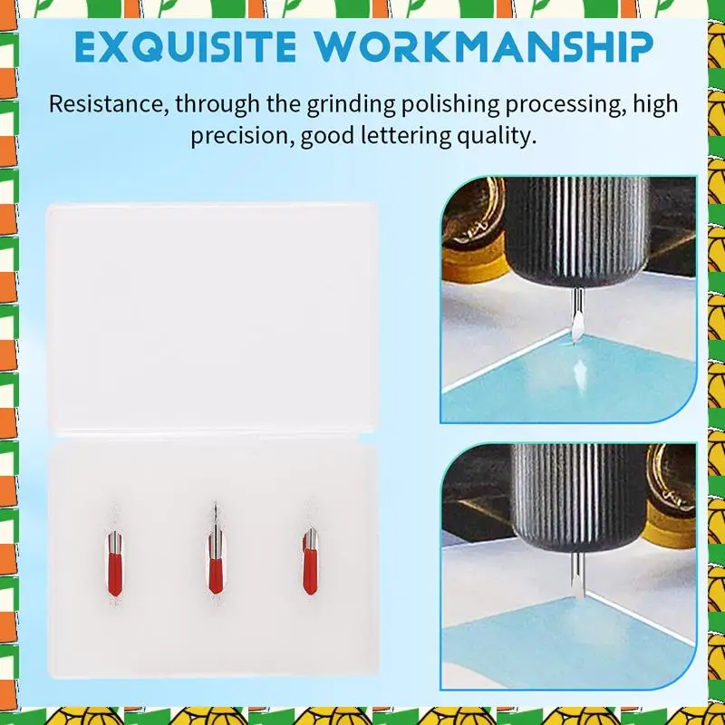 

Professional Tool 45 Degree For Roland Cutting Plotter Blade High Hardness Tungsten Carbide Vinyl Cutter Knife Blade Machine Too