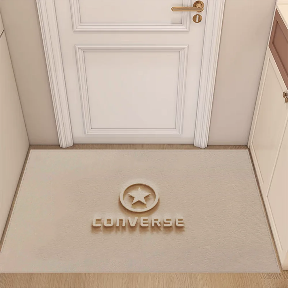 C-CONVERSE Bathroom Floor Mats Washable Non-slip Kitchen Rug Welcome Mat Mat for Hallway Doormat for Entrance Door Room Rugs