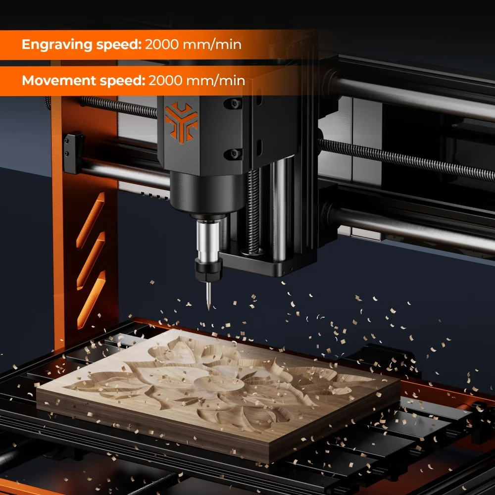 ACMER 3S 3018 CNC-Fräsmaschine 500 W Spindel Not-Stop 3-Achsen GRBL Offline-Steuerung Schnitzen Schneiden Holz PCB Stein Metall