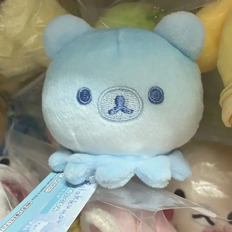 日本のリラックマオーシャンシリーズかわいいぬいぐるみぶら下げ装飾タコ悪魔魚バックパックペンダントギフトホリデープレゼント