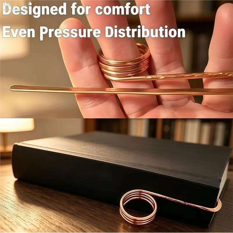 Reliable-Ergonomic Thumb Finger Rings For Bookmark Page Holder Ring For Book For Book Lovers Reading, 3Pcs Set,Ergonomic Thumb F