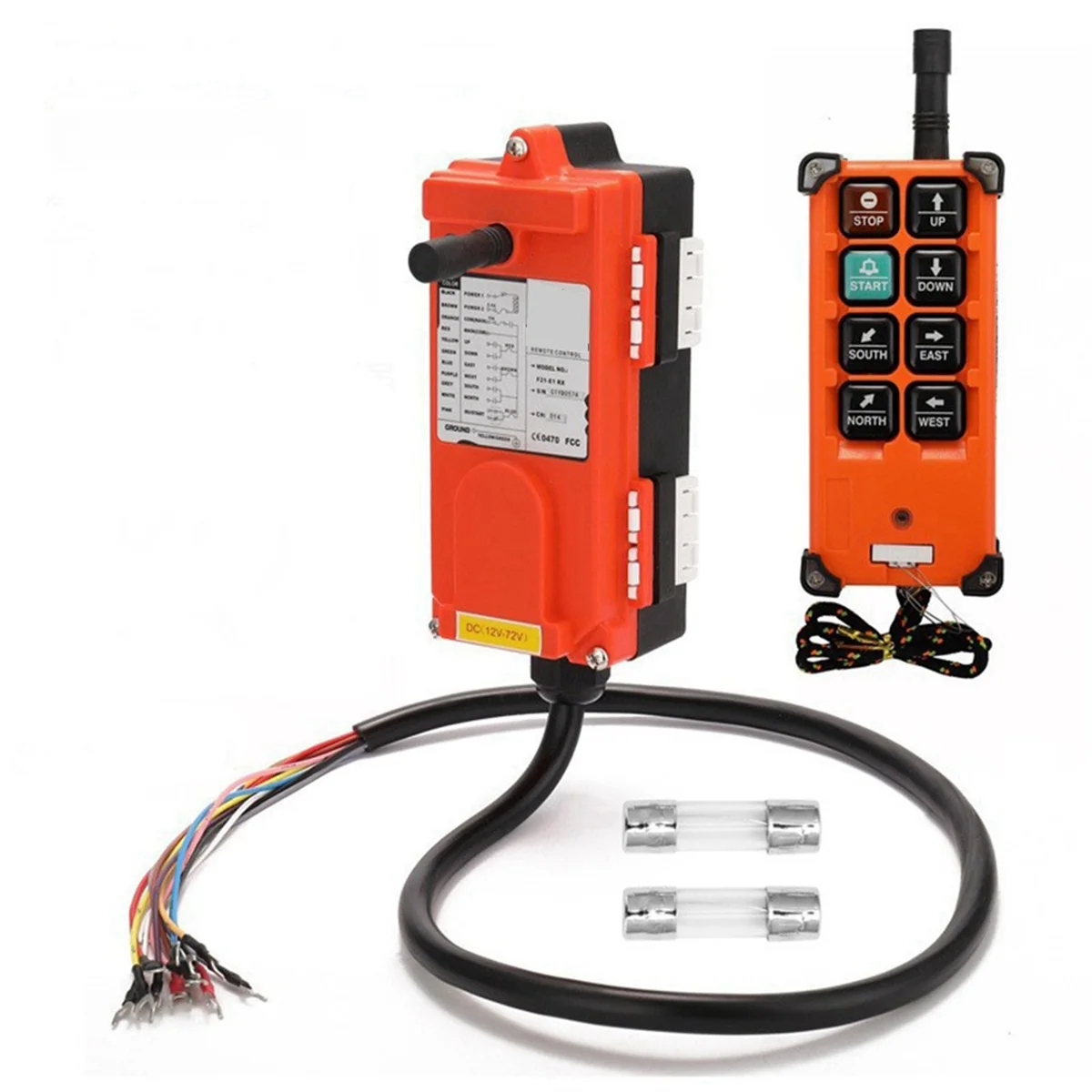 

-E1B AC 220V Wireless Industrial Remote Control Switch is Suitable for Crane Control Crane