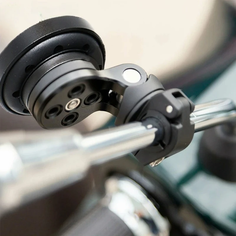 Scooter Navigation Holder Adjustable Bracket Motorcycle Rearview Mirror Mobile Stand Cellphone Adapter Sticker Phone Holder