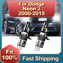 2Pcs LED Headlight Bulbs 30000LM H4 Car Light 6000K For DODGE NEON 2 2000 2001 2002 2003 2004 2005 2006 2007 2008 2009 2010-2015