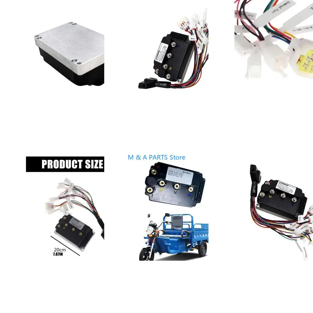 U1JF Efficient 4000W Sine Waving Controller for Electric Mopeds and Go Karts Motorcycle Off Road Vehicles with Customizable