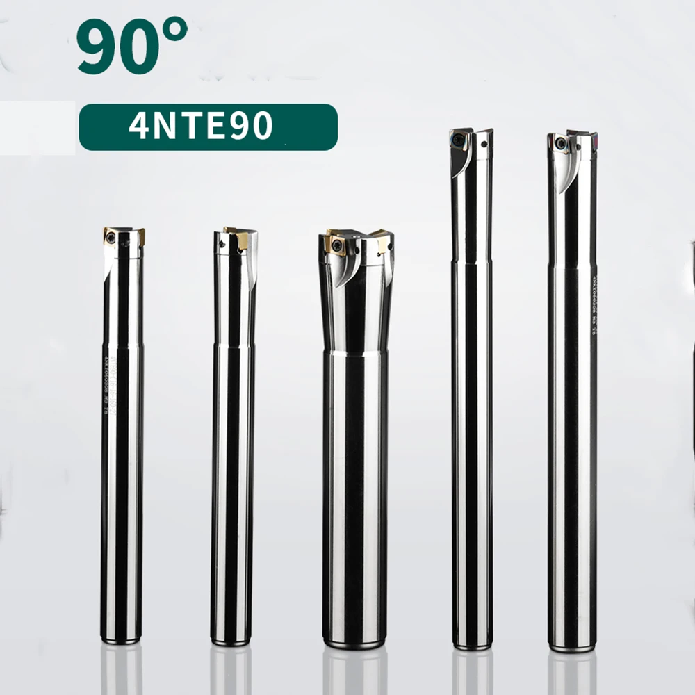 4NTE90 Double-Sided Right-Angle Milling Cutter Bar C15 C16 C19 C20 D24 D25 D32 Fast-Feed CNC Milling Cutter Tool Holde