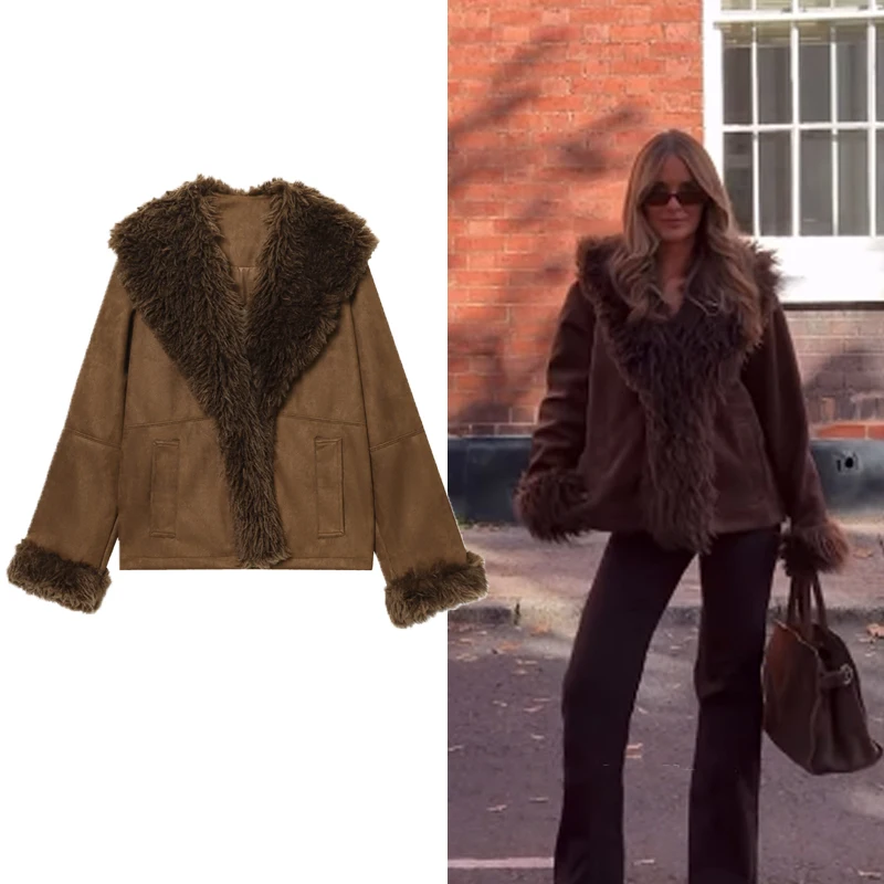 

Женская демисезонная куртка, женская ветровка, куртка из искусственной кожи, уличная одежда, женский топ с длинными рукавами, меховая куртка, осенне-зимнее пальто