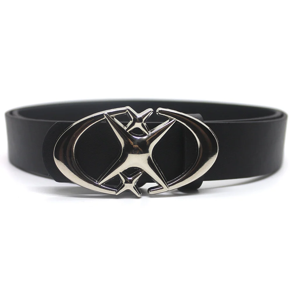 Punk Belt Gothic Moon Star Men Women Y2k Metal Buckle Belts  display picture 3