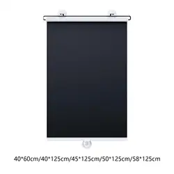 Retractable Car Window Sun Shade Convenient Installation Accessories Multifunctional Sun Glare Protection Black Stretched