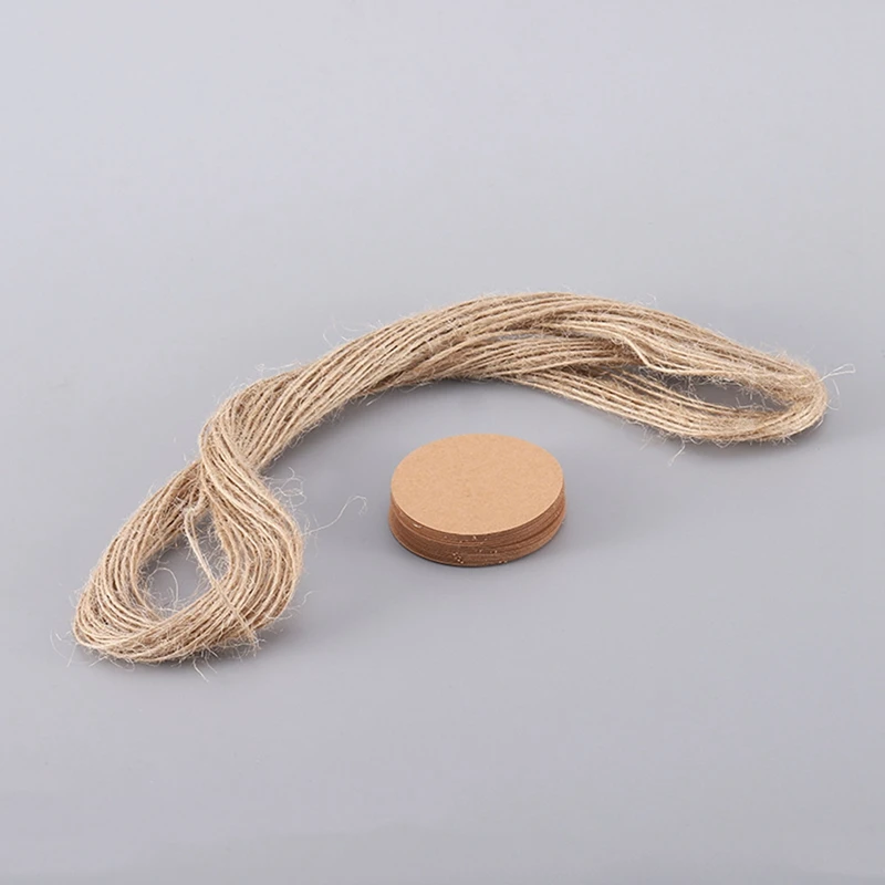 Plastic Test Tubes With Cork 16X150mm(20Ml), With Kraft Paper Tag & Jute Rope Funnel