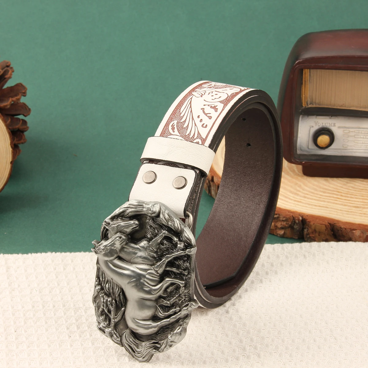 حزام خصر من البولي يوريثان مع مشبك معدني منقوش بطول قابل للتعديل حزام خصر للرجال والنساء تنورة جينز معطف ديكورات حزام الخصر