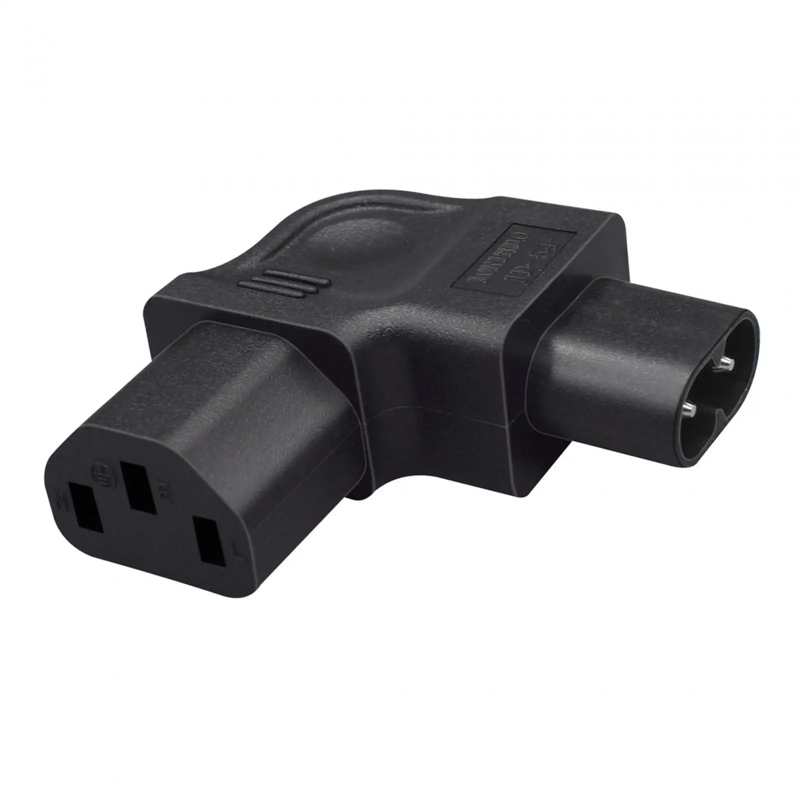 Left Bending Design AC Power Plug Replaces Premium Durable IEC320 C8 to C13