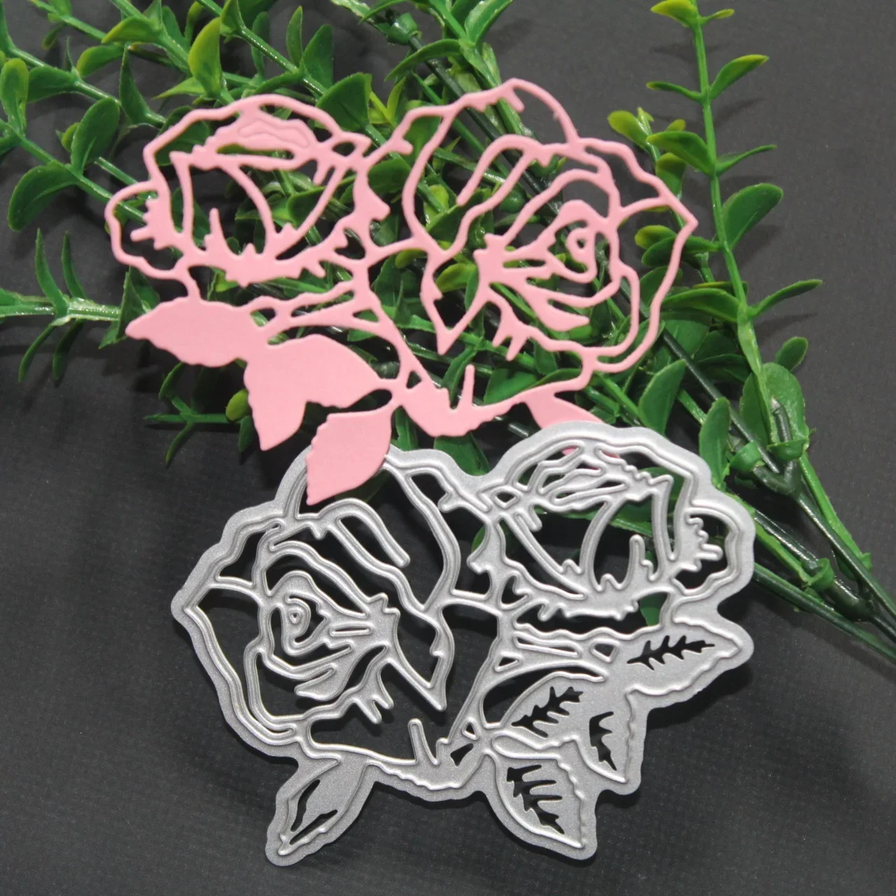 Rose Flower Metal Cutting Dies Stencils Die Cut for DIY Scrapbooking Album Paper Card Embossing