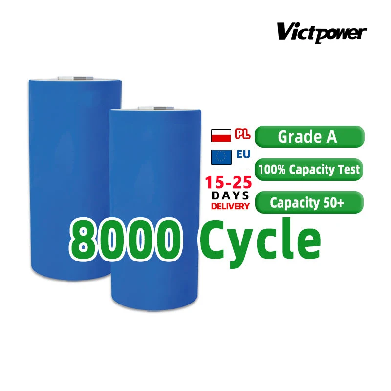 Victpower High Quality Wholesale Original a Grade 3.2V 50Ah Lifepo4 Cylindrical Lithium Ion Battery Cell