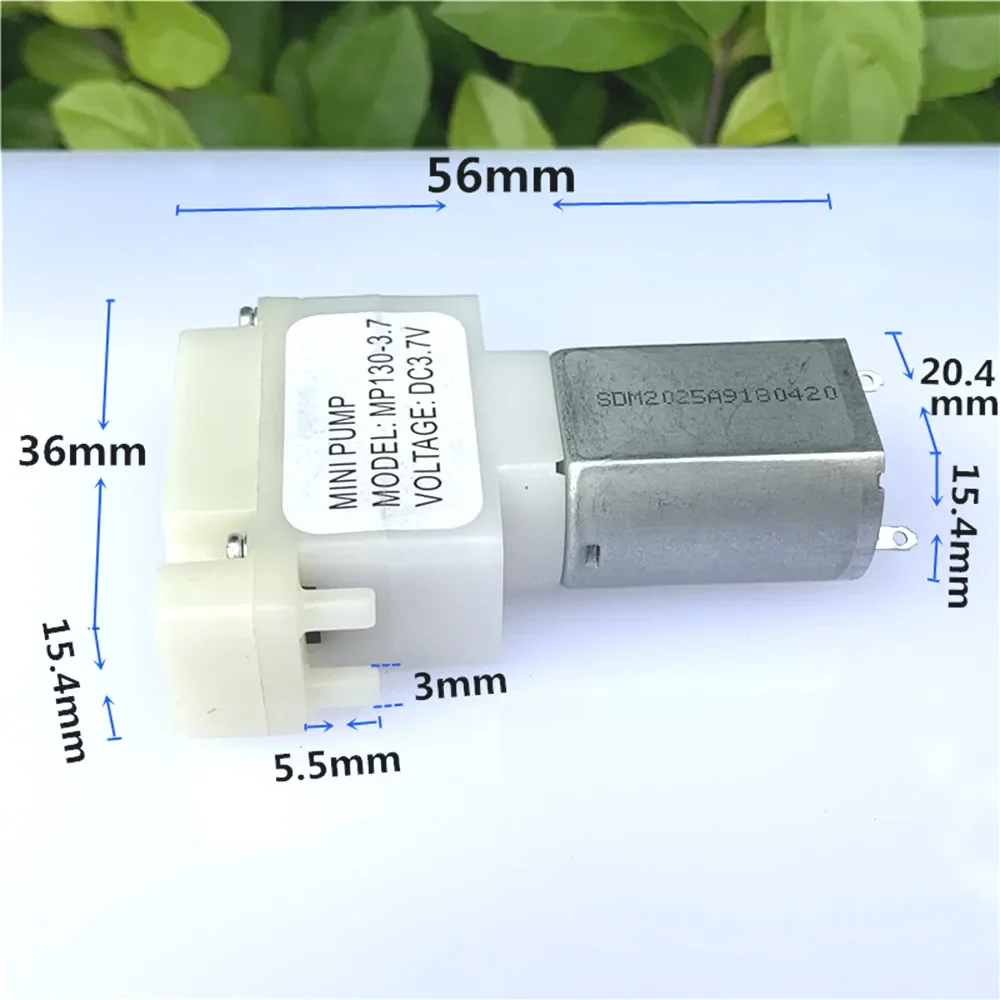 Mini Double-hole Air Pump DC 3.7V-5V Inflation Vacuum Pump Aquarium Oxygen Pump Eye Protector Medical Monitor Beauty Instrument