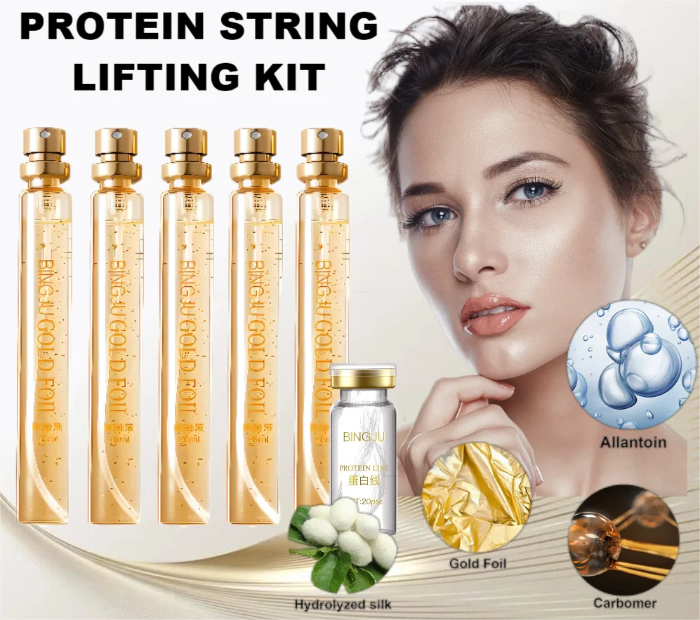 

Face Lift Firming Protein Thread Lifting Kit Serum Collagen Wrinkle Absorbable Anti-Aging Facial Remove Skin Care Essence 2023