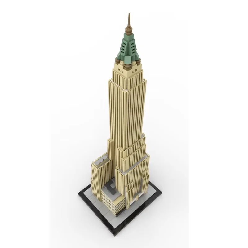 MOC blocs de construction jouet 40 Wall Street 1:800 échelle Manhattan banque confiance modèle de construction 922 pièces assemblé jouet blocs de construction disp