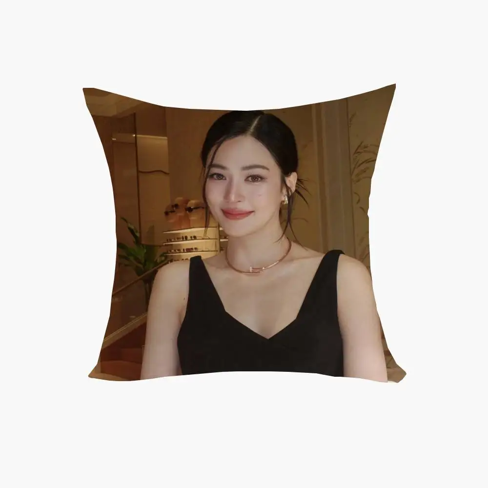 Actress L-Lingling Kwong LingOrm Pillow Case for Sofa Living Room Home office Decor Protective Cover 4