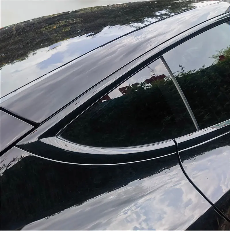 Pink Window Trim Protective Film for Tesla Model 3 (2021-2024) - Car Styling & Modification Accessories - view 2