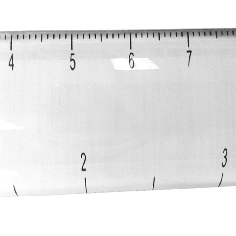 Portable Hand Held Ruler 2x Magnifier Bar 6\