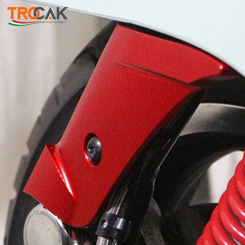 Motorcycle Shock Absorber Side Cover Front Wheel Rocker Protector Pad For VESPA GTS300 GTS 300 250 125 2013-2023 Accessories