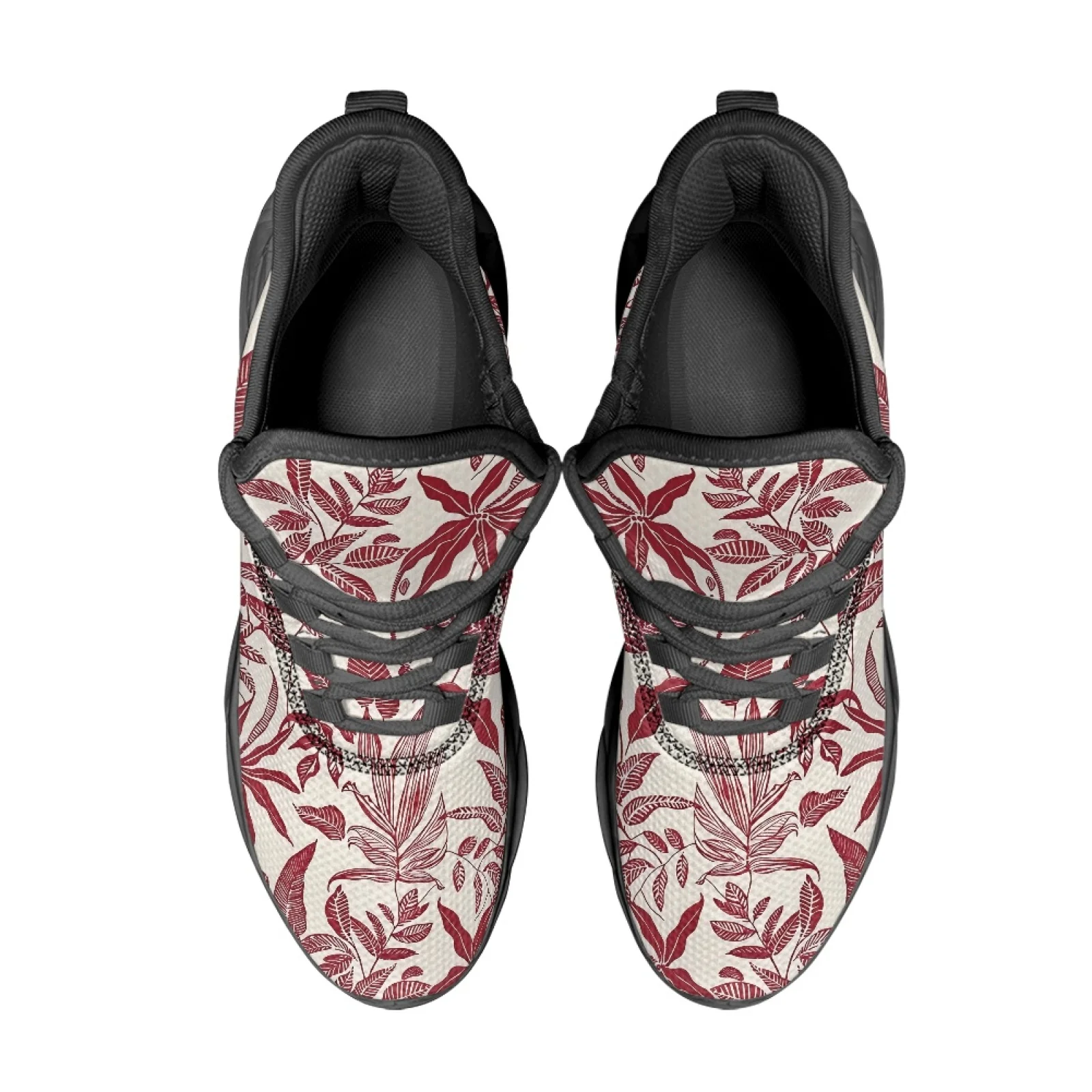 PENSTROLL Tropical Leaf Casual Blade Running Shoes Fashion Sneakers for Unisex Non Slip Outdoor Sneakers