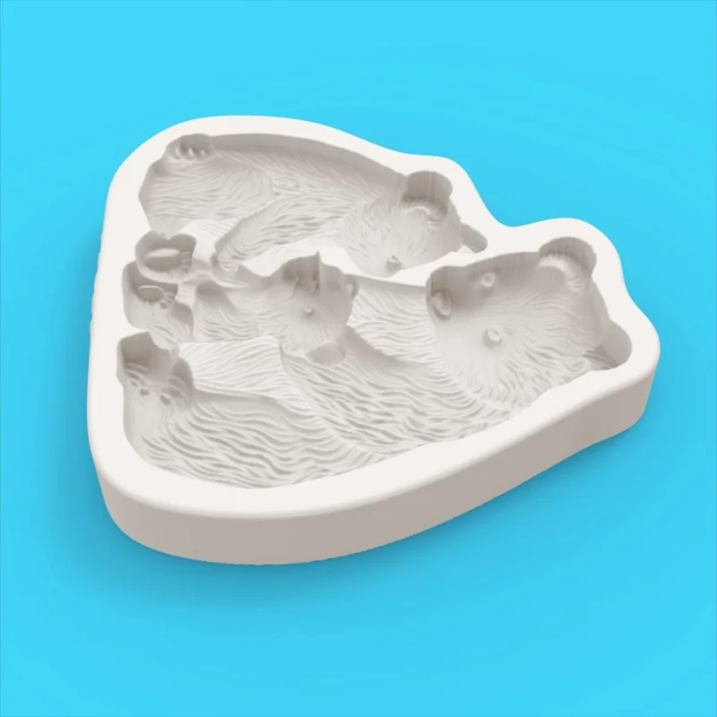 European-Style Retro Female Portrait Silicone Baking Mold Chocolate Fondant Cake Decoration DIY Mold view 6