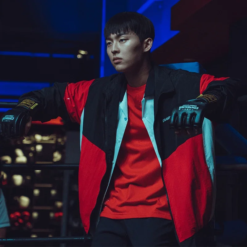 

Спортивная куртка унисекс с длинными рукавами 2026 Ahn Suho Style Спортивный топ Активная одежда Мужчины Женщины Слабый герой Класс Пальто Повседневная одежда для фитнеса