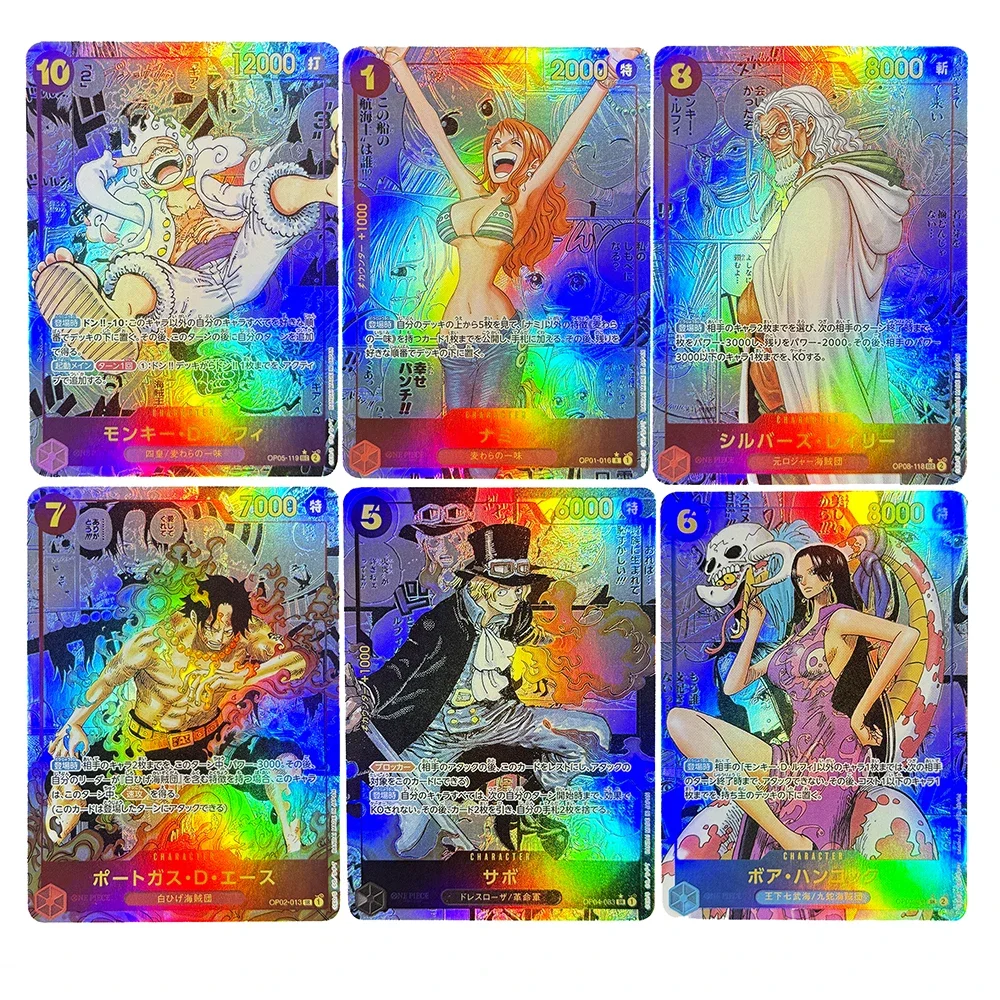 ONE PIECE Character Single Proxy Card Monkey D.Luffy Roronoa Zoro Nami Japanese Game Cards Foil Card Game Collection OPCG PROXY