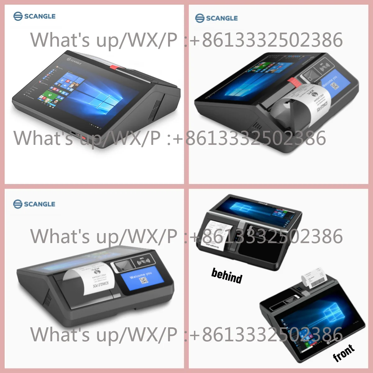 11.6 inch foreign trade touch cash register with 80 printer multi-function intelligent POS end point