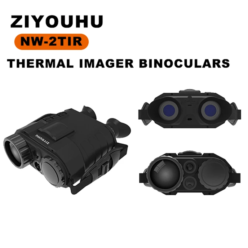 Digital Thermal Imaging Binoculars with WIFI Hotspot Track Crosshair One-key Calibration for Outdoor Hunting Night Vision Camera