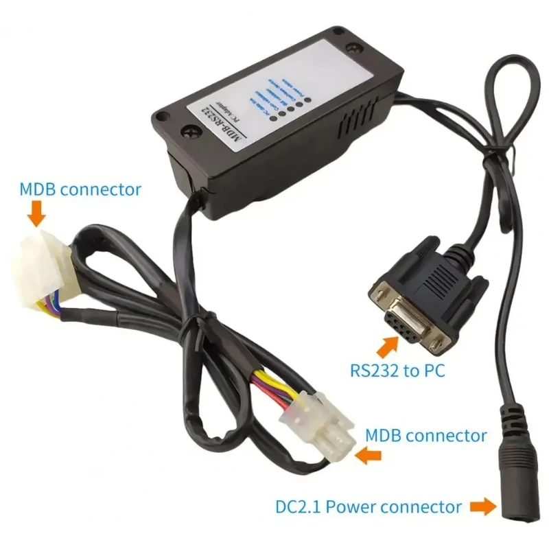 New 2020 Version MDB-RS232 Device To Convert The MDB Coin Validator Data To PC RS232 for Kiosk Computer