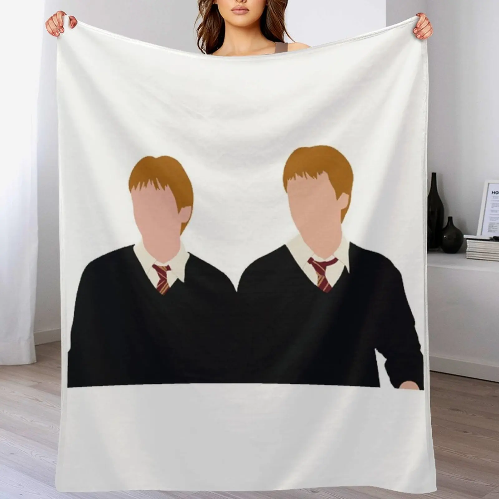 

Fred And George Weasly Throw Blanket Plush Quilt Soft Blankets