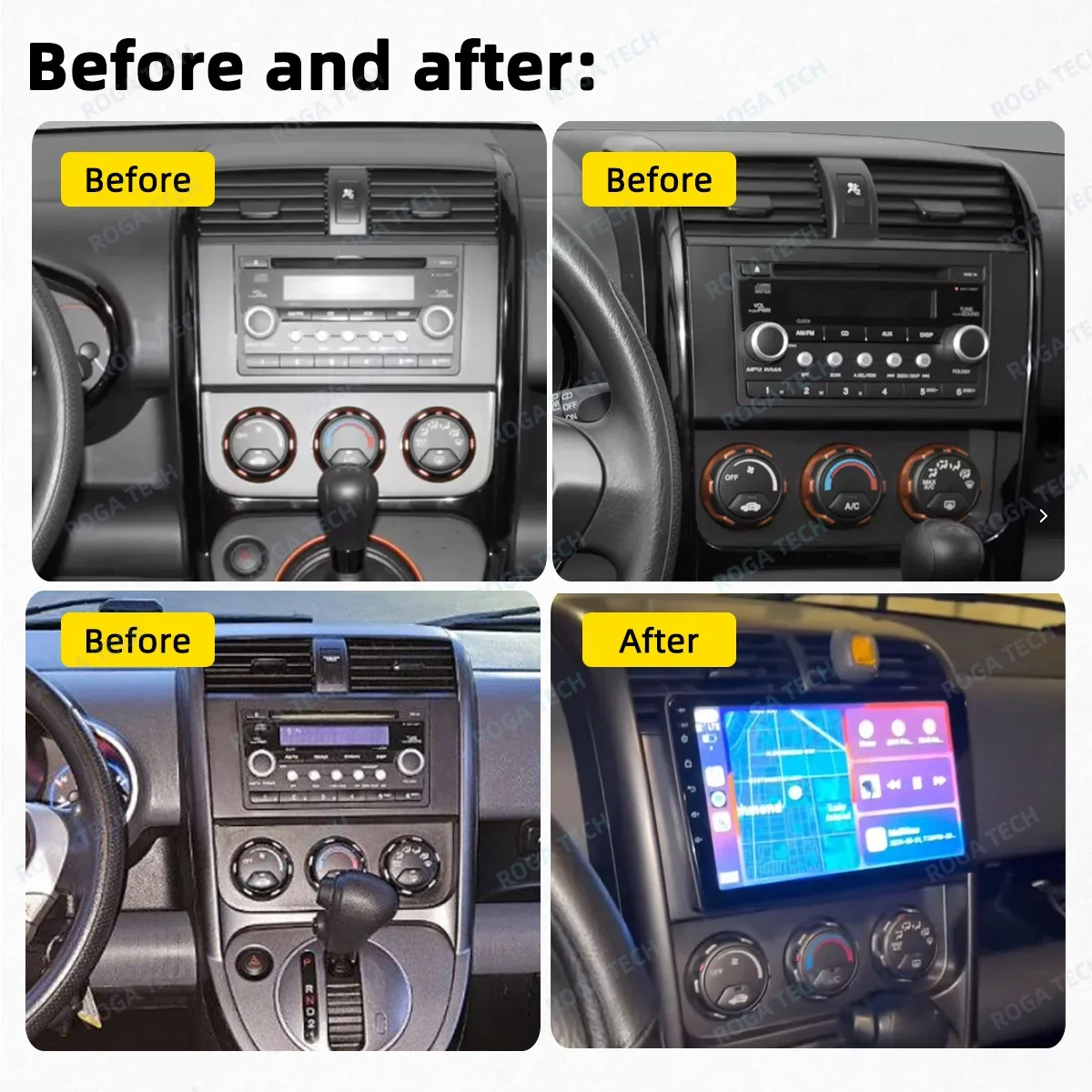 Car Radio For Honda Element YH 2002 - 2011 2Din Android Multimedia GPS Navigation Wireless Carplay Android Auto Stereo Head Unit