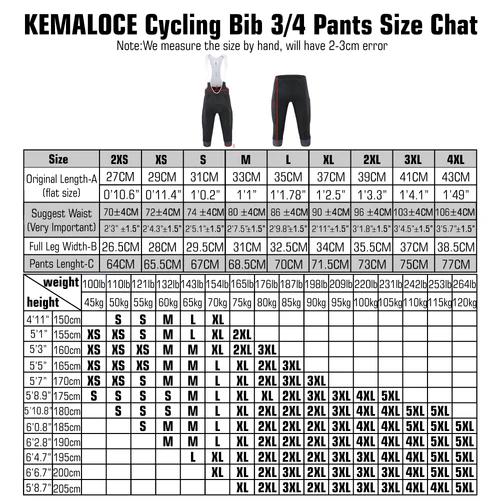 Imagen 2 del producto KEMALOCE pantalones de ciclismo 3/4 verano Anti-UV almohadilla de Gel de gama alta pantalones con pechera para bicicleta 3/4 sólido negro/gris/azul bragas de bicicleta de primavera
