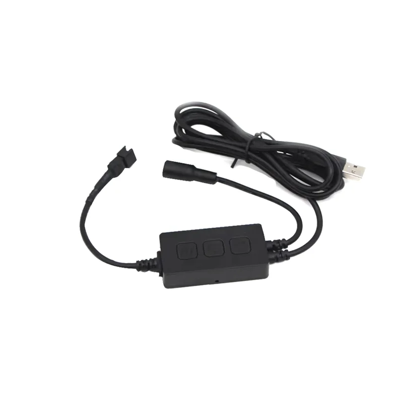 JABS-SP616E 5V USB コントローラ LED ストリップ、音楽同期 HDTV バックライトキットドリームカラーライトテレビ、コンピュータモニター用