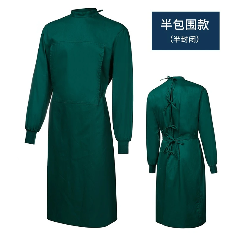 Surgical gown cotton surgical clothes coat operating room disposable protective coveralls surgery hospital medical work clothes