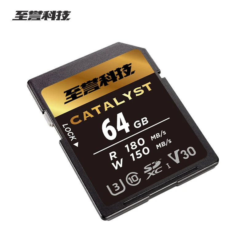 Original Exascend SD Card Catalyst 64GB 128GB 256GB Memory High Speed 180MB/S Video Card V30 SDXC Flash SD Vedio Card for Camera