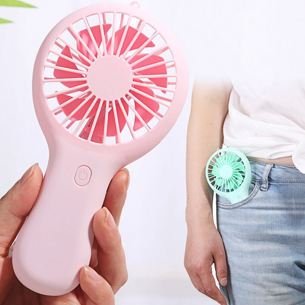 

1pc Mini Fan USB Charging Portable Handheld Summer Fan Lightweight Durable Long Service Premium Material Home Office