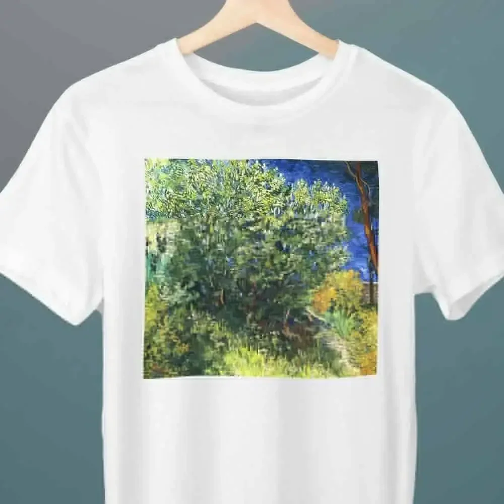 

Lilac Bush, Vincent Van Gogh Painting, Fine Art T-Shirt