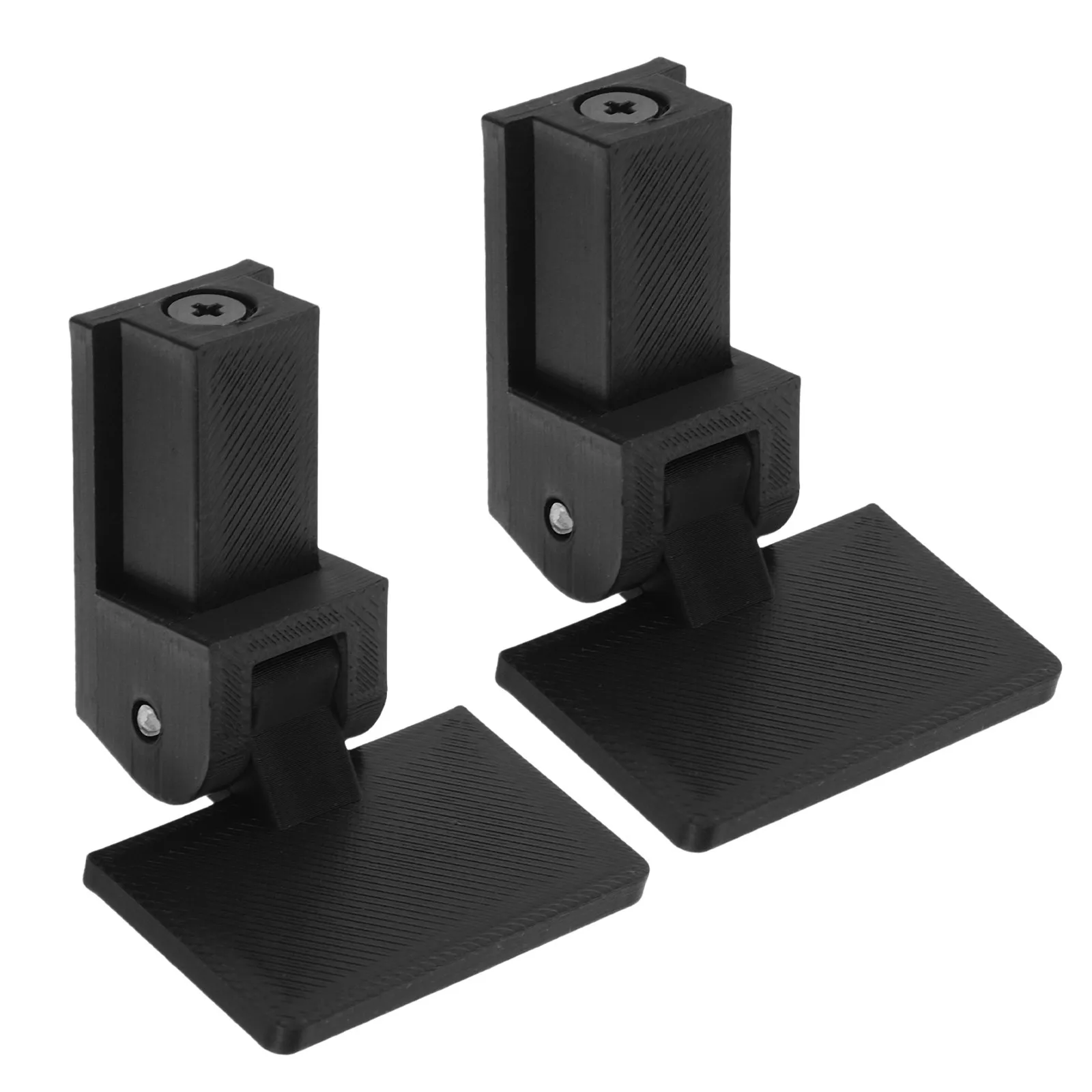 2Pcs Black Vinyl Record Player Dust Cover Hinges Precision Replacement Parts Silent Smooth Turntable Lid Repair