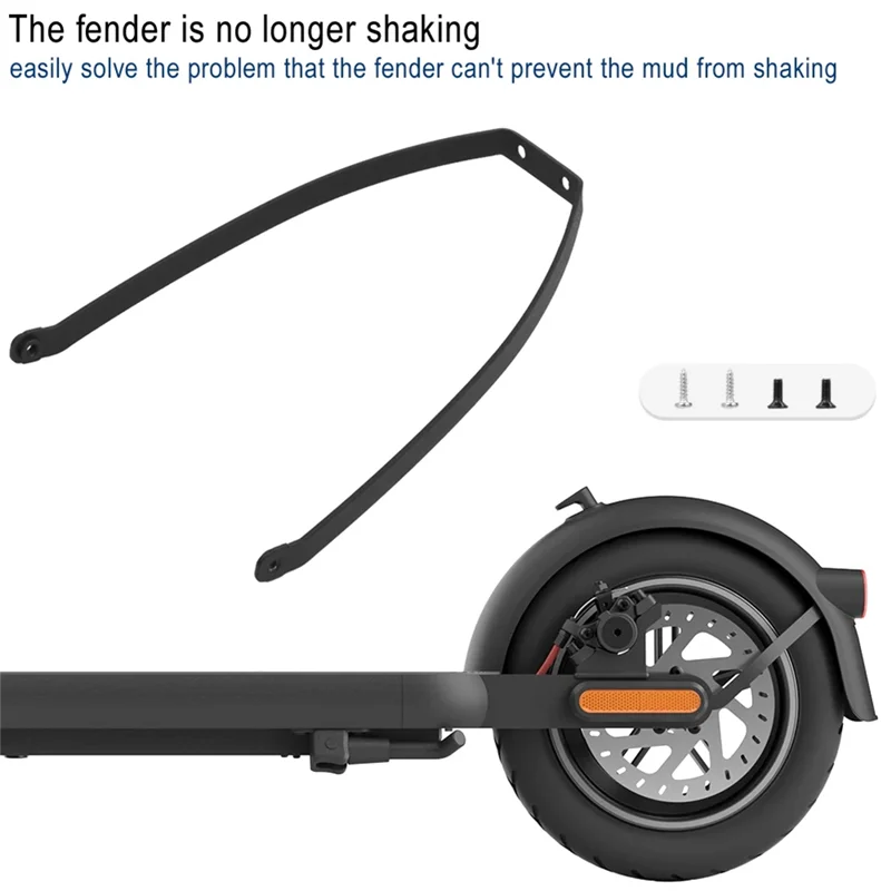 AEF5-Staffa parafango per Xiaomi 4 Mi4 Pro Scooter elettrico Ruota posteriore Splash Parafango Staffa con viti di ricambio